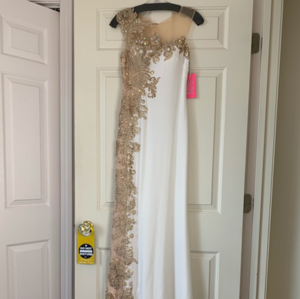 Jovani white gown